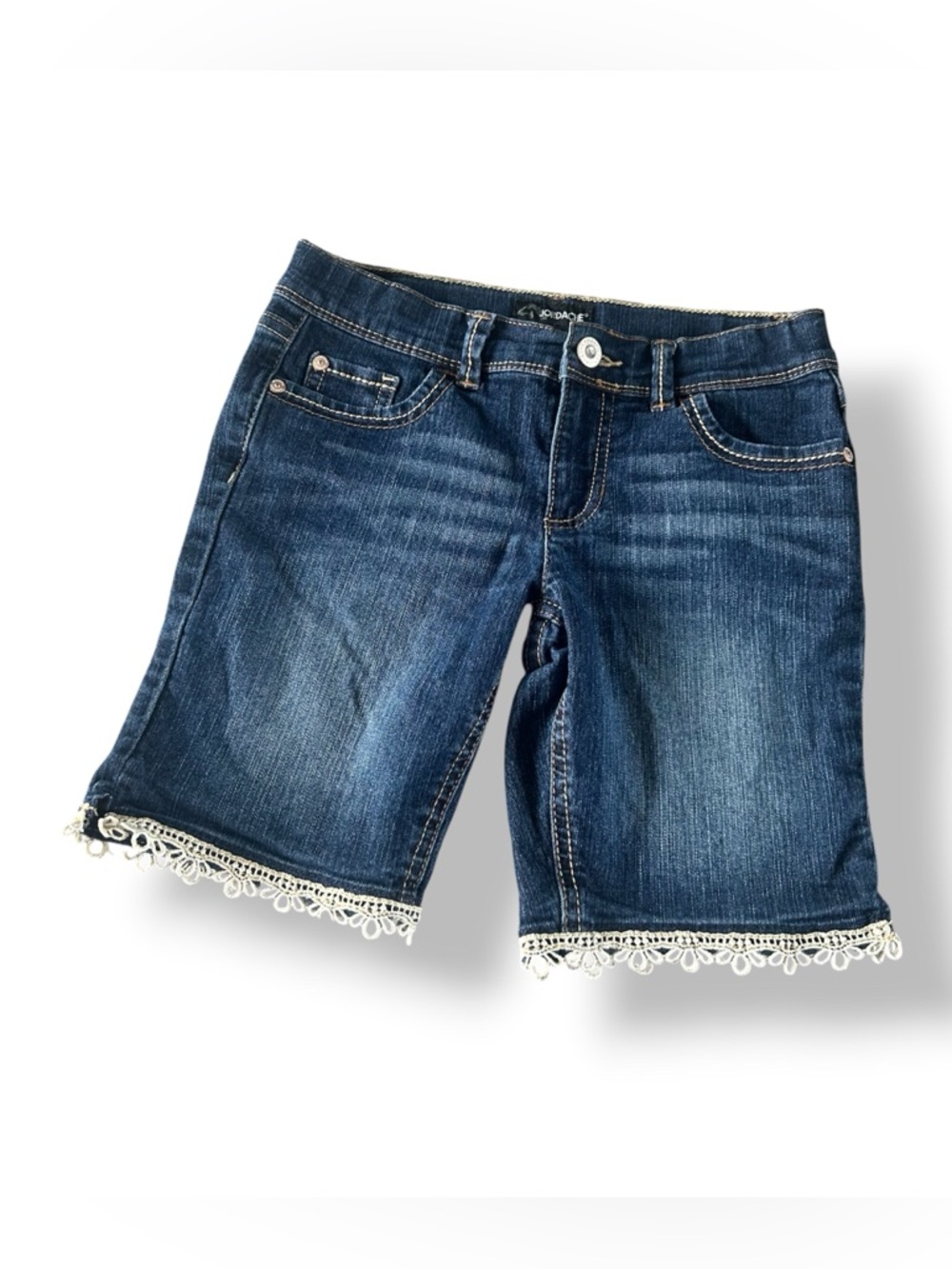 [Jordache] Denim Shorts w Lace Trim